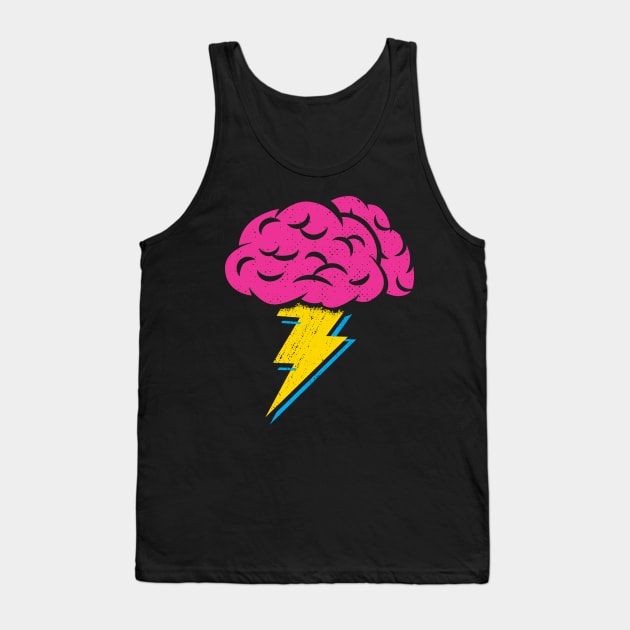 Brain Storm Tank Top by Zugor